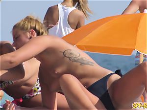 super-fucking-hot bathing suit teens panty braless hidden cam Spy Beach